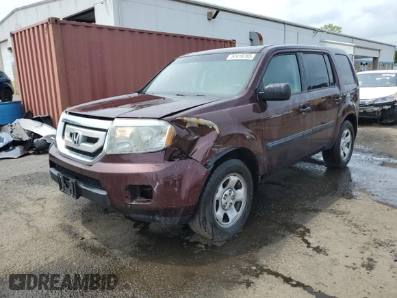 2010 Honda Pilot LX z VIN 5FNYF4H20AB003479, wystawiony jako Copart lot #57418765 z przebiegiem 177 219 mil mil oraz Szkoda całkowita • Salvage title. Historia ofert i sprzedaży dostępna na DreamBid. Obrazek 1.