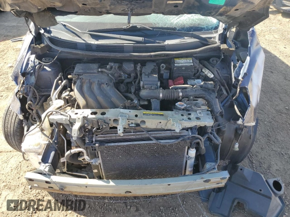 2014 Nissan Versa SV with VIN 3N1CN7AP4EL838340, listed as a Copart auction lot 48919285 with 114,490 mi miles and Salvage Title. Bid and sale history available at DreamBid. Image 12.