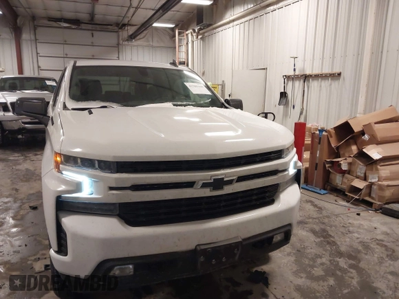2021 Chevrolet Silverado 1500 RST with VIN 1GCUYEET9MZ438981, listed as a IAAI auction lot 41585169 with 55,785 mi miles. Bid and sale history available at carsss.com. Image 12.