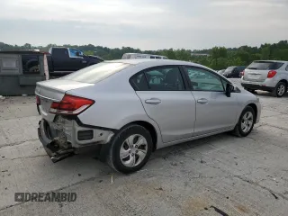 2015 Honda Civic LX z VIN 19XFB2F59FE060541, wystawiony jako Copart lot #58024495 z przebiegiem 76 472 mil mil oraz Szkoda całkowita • Salvage title. Historia ofert i sprzedaży dostępna na DreamBid. Obrazek 3.