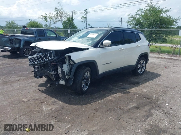 2018 Jeep Compass Limited with VIN 3C4NJDCB6JT178250, listed as a IAAI auction lot 42468751 with 142,502 mi miles and . Bid and sale history available at DreamBid. Image 2.