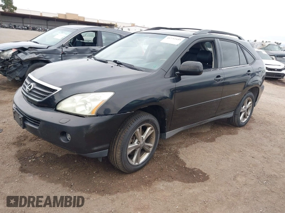 2007 Lexus RX 400h with VIN JTJGW31U972003233, listed as a IAAI auction lot 41732449 with 149,523 mi miles and . Bid and sale history available at DreamBid. Image 2.