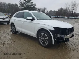 2021 Audi Q5 Prestige with VIN WA1CAAFY3M2019191, listed as a Copart auction lot 47166145 with 60,079 mi miles and Salvage title. Bid and sale history available at DreamBid. Image 4.