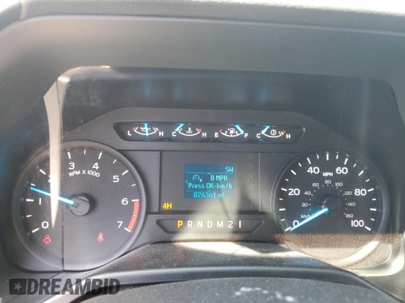2017 Ford F-250 XLT with VIN 1FT7X2B61HEB44050, listed as a Copart auction lot 54421115 with 24,341 mi miles and Salvage title. Bid and sale history available at DreamBid. Image 9.