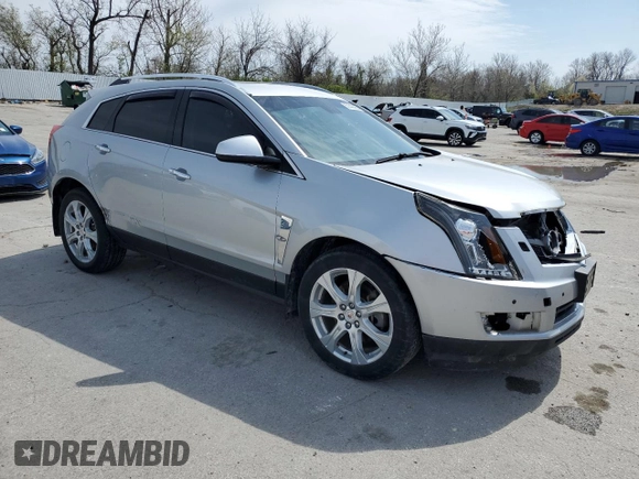 2011 Cadillac SRX Performance Collection with VIN 3GYFNEEY8BS572186, listed as a Copart auction lot 51443255 with 152,821 mi miles and Salvage Title. Bid and sale history available at carsss.com. Image 4.