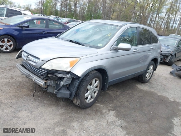 2008 Honda CR-V EX-L with VIN JHLRE38738C049993, listed as a IAAI auction lot 42033504 with 252,190 mi miles. Bid and sale history available at carsss.com. Image 2.
