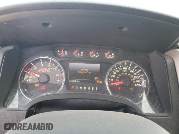 2013 Ford F-150 XL with VIN 1FTFW1EF8DFA69131, listed as a Copart auction lot 48292535 with 194,204 mi miles and Salvage Title. Bid and sale history available at carsss.com. Image 9.