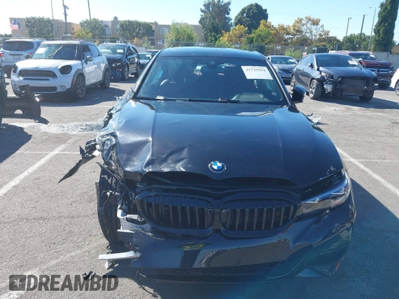 2022 BMW 3 Series 330i with VIN 3MW5R1J06N8C70943, listed as a IAAI auction lot 37735551 with 11,201 mi miles and . Bid and sale history available at DreamBid. Image 12.