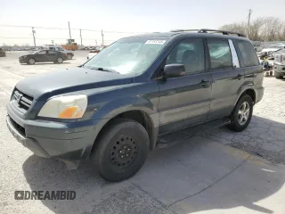 2004 Honda Pilot LX z VIN 2HKYF18174H510665, wystawiony jako Copart lot #49353745 z przebiegiem 225 718 mil mil oraz Czysty tytuł • Clean title. Historia ofert i sprzedaży dostępna na DreamBid. Obrazek 1.