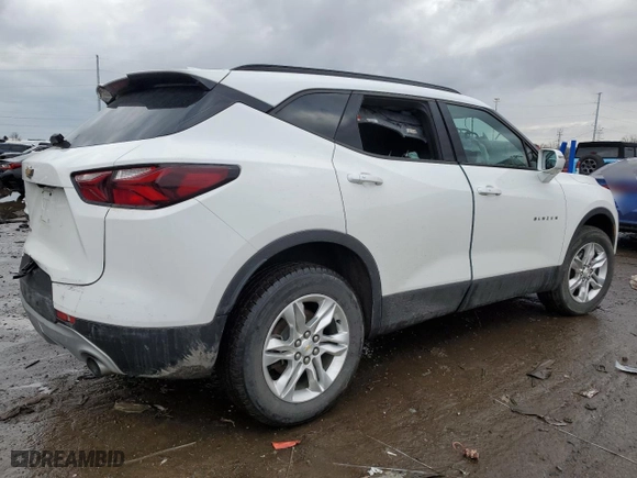 2019 Chevrolet Blazer with VIN 3GNKBBRA4KS686301, listed as a Copart auction lot 47254885 with 71,688 mi miles and Salvage Title. Bid and sale history available at carsss.com. Image 3.