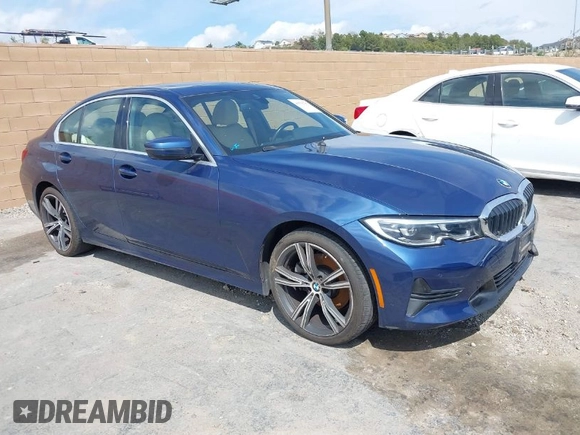 2021 BMW 3 Series 330i with VIN 3MW5R1J08M8B68283, listed as a IAAI auction lot 41531787 with 31,060 mi miles. Bid and sale history available at carsss.com. Image 1.