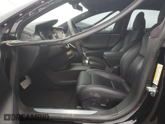 2018 Tesla Model S 75D with VIN 5YJSA1E48JF265906, listed as a Copart auction lot 47886905 with 19,733 mi miles and Salvage Title. Bid and sale history available at DreamBid. Image 7.