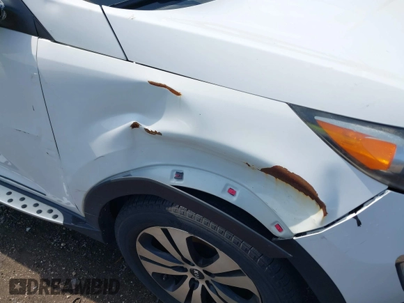 2013 Kia Sportage EX with VIN KNDPC3A25D7443846, listed as a IAAI auction lot 42537284 with Not provided miles and . Bid and sale history available at DreamBid. Image 12.