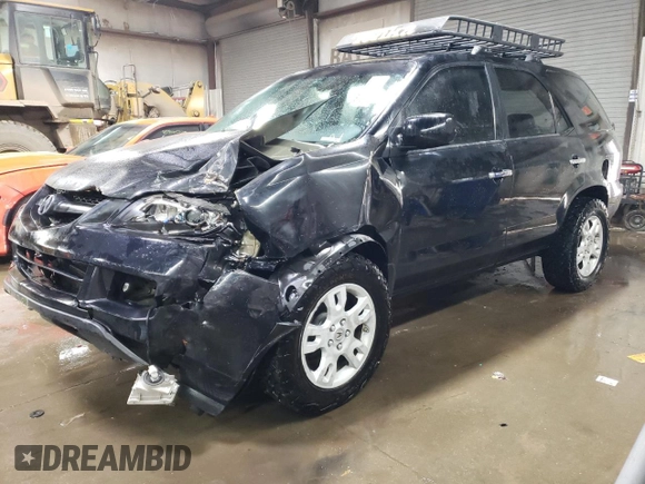 2005 Acura MDX Touring with VIN 2HNYD18915H521466, listed as a Copart auction lot 87730455 with 182,893 mi miles and Salvage Title. Bid and sale history available at carsss.com. Image 1.