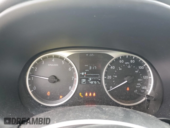 2021 Nissan Kicks S with VIN 3N1CP5BV0ML552656, listed as a Copart auction lot 44623515 with 48,757 mi miles and Salvage Title. Bid and sale history available at carsss.com. Image 9.