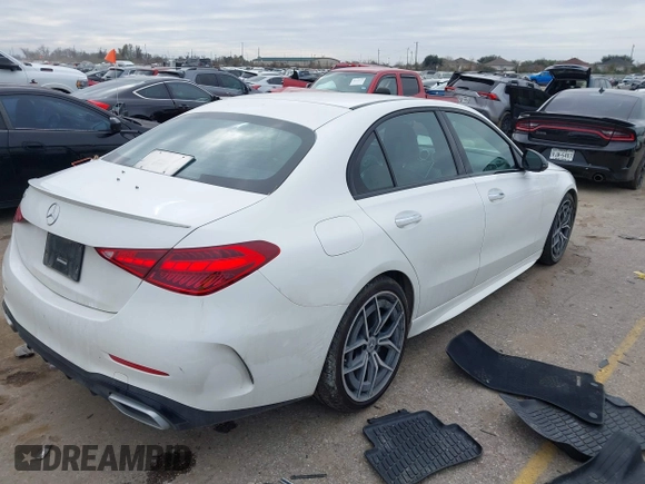 2022 Mercedes-Benz C 300 with VIN W1KAF4GB0NR058376, listed as a IAAI auction lot 41267635 with 38,867 mi miles and . Bid and sale history available at DreamBid. Image 4.