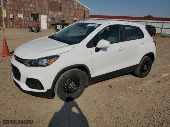 2019 Chevrolet Trax LS with VIN 3GNCJKSB4KL116397, listed as a Copart auction lot 73579484 with 63,836 mi miles and Salvage Title. Bid and sale history available at carsss.com. Image 1.