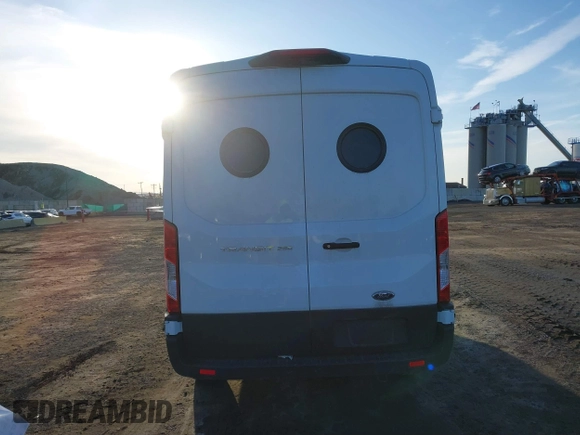 2023 Ford Transit Cargo with VIN 1FTBR1C8XPKB46362, listed as a IAAI auction lot 41530807 with 46,779 mi miles and . Bid and sale history available at carsss.com. Image 16.
