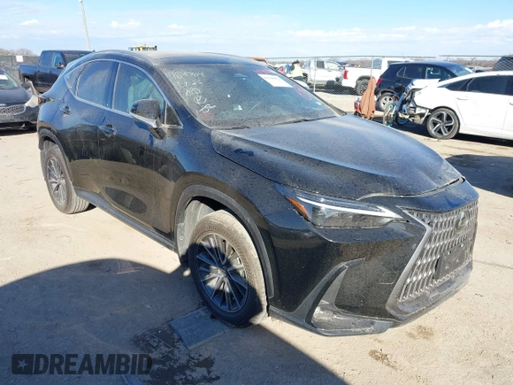 2024 Lexus NX 350 Luxury with VIN 2T2HGCEZ2RC042465, listed as a IAAI auction lot 41340973 with 12,918 mi miles and . Bid and sale history available at DreamBid. Image 1.