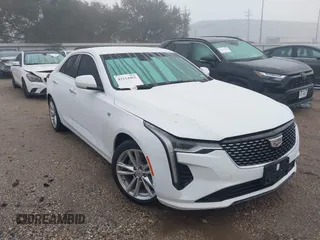 2020 Cadillac CT4 Luxury with VIN 1G6DA5RK2L0148304, listed as a IAAI auction lot 41114462 with 1 mi miles. Bid and sale history available at carsss.com. Image 1.