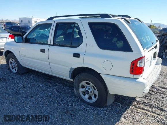 2001 Isuzu Rodeo S z VIN 4S2DM58W214347968, wystawiony jako IAAI lot #41871597 z przebiegiem 216 343 mil mil oraz . Historia ofert i sprzedaży dostępna na DreamBid. Obrazek 3.