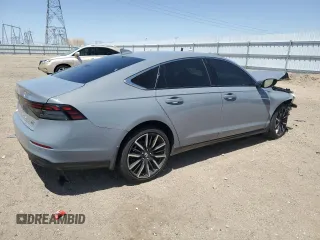 2024 Honda Accord Touring with VIN 1HGCY2F87RA075351, listed as a Copart auction lot 58370445 with 9,340 mi miles and Salvage title. Bid and sale history available at DreamBid. Image 3.