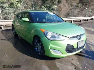 2012 Hyundai Veloster w/Gray Int with VIN KMHTC6AD7CU028072, listed as a IAAI auction lot 41531772 with 198,715 mi miles. Bid and sale history available at carsss.com. Image 1.
