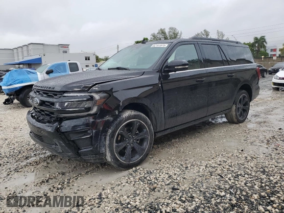 2024 Ford Expedition Max Limited с VIN 1FMJK1K81REA06571, выставлен на аукционе Copart как лот 52141975 с пробегом 50 564 миль миль и Списание • Salvage title. История ставок и продаж доступна на DreamBid. Изображение 1.