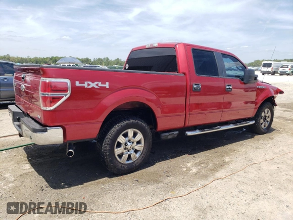 2010 Ford F-150 XL with VIN 1FTFW1EV6AFB25487, listed as a Copart auction lot 55269255 with 206,382 mi miles and Salvage Title. Bid and sale history available at DreamBid. Image 3.