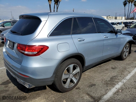 2017 Mercedes-Benz GLC with VIN WDC0G4JB4HF115786, listed as a Copart auction lot 43592495 with 83,687 mi miles and Salvage Title. Bid and sale history available at carsss.com. Image 3.