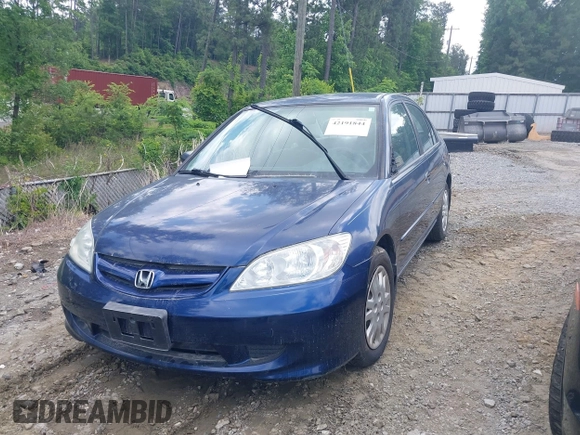 2004 Honda Civic LX with VIN 2HGES15564H516764, listed as a IAAI auction lot 42191844 with 107,000 mi miles and . Bid and sale history available at DreamBid. Image 2.