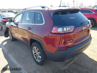 2019 Jeep Cherokee Latitude Plus with VIN 1C4PJMLX3KD310893, listed as a IAAI auction lot 41630484 with 80,807 mi miles. Bid and sale history available at carsss.com. Image 3.