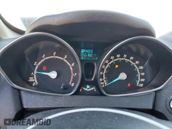 2017 Ford Fiesta Titanium with VIN 3FADP4FJ4HM112433, listed as a Copart auction lot 89354335 with 55,182 mi miles and Salvage Title. Bid and sale history available at DreamBid. Image 9.