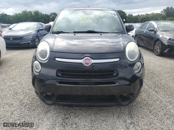 2014 FIAT 500L Trekking with VIN ZFBCFADH7EZ015764, listed as a Copart auction lot 73965314 with 0 mi miles and Salvage Title. Bid and sale history available at carsss.com. Image 5.