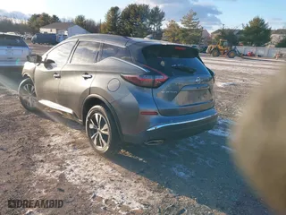 2020 Nissan Murano SV with VIN 5N1AZ2BS5LN122988, listed as a IAAI auction lot 41252637 with 1 mi miles. Bid and sale history available at carsss.com. Image 3.