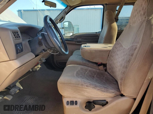 1999 Ford F-350 with VIN 1FTWX32F6XED54952, listed as a Copart auction lot 57676805 with 146,544 mi miles and Salvage title. Bid and sale history available at DreamBid. Image 7.