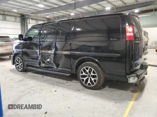 2012 GMC Savana Cargo Van YF7 Upfitter with VIN 1GDS8DC49C1150688, listed as a Copart auction lot 44946485 with 96,026 mi miles and Salvage Title. Bid and sale history available at carsss.com. Image 2.