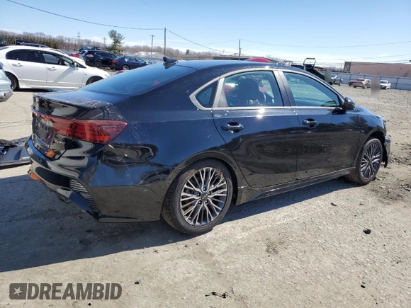 2024 Kia Forte GT-Line with VIN 3KPF54ADXRE722682, listed as a Copart auction lot 49684995 with 14,552 mi miles and Salvage Title. Bid and sale history available at carsss.com. Image 3.