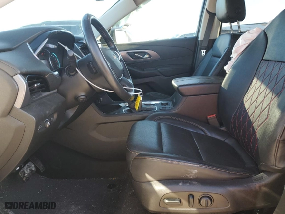 2021 Chevrolet Traverse Premier with VIN 1GNEVKKWXMJ245433, listed as a Copart auction lot 85571964 with 54,836 mi miles and Salvage Title. Bid and sale history available at carsss.com. Image 7.
