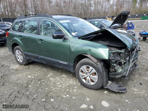 2013 Subaru Outback 2.5i with VIN 4S4BRBAC9D3307380, listed as a Copart auction lot 50500745 with 129,950 mi miles and Salvage Title. Bid and sale history available at carsss.com. Image 4.