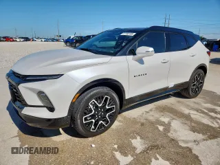 2023 Chevrolet Blazer RS z VIN 3GNKBERS0PS229485, wystawiony jako Copart lot #61168195 z przebiegiem 19 341 mil mil oraz Szkoda całkowita • Salvage title. Historia ofert i sprzedaży dostępna na DreamBid. Obrazek 1.