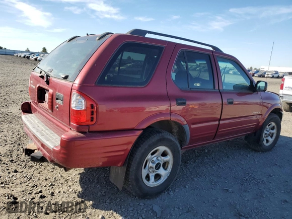 2004 Isuzu Rodeo S with VIN 4S2DM58W844300545, listed as a Copart auction lot 72277394 with Not Provided miles and Clean Title. Bid and sale history available at DreamBid. Image 3.