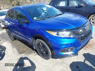 2022 Honda HR-V Sport with VIN 3CZRU6H19NM723520, listed as a IAAI auction lot 41475045 with 57,439 mi miles. Bid and sale history available at carsss.com. Image 1.