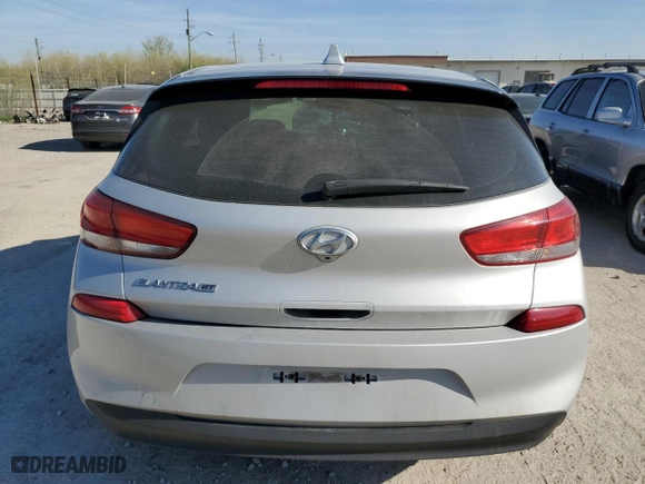 2018 Hyundai Elantra GT with VIN KMHH35LE5JU059534, listed as a Copart auction lot 48571823 with 77,022 mi miles. Bid and sale history available at carsss.com. Image 6.