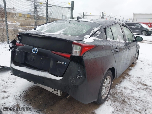 2019 Toyota Prius L Eco with VIN JTDKARFU9K3072837, listed as a IAAI auction lot 41303858 with 0 mi miles. Bid and sale history available at carsss.com. Image 20.