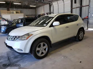 2005 Nissan Murano S with VIN JN8AZ08W45W442033, listed as a Copart auction lot 60627074 with 156,606 mi miles and Salvage Title. Bid and sale history available at carsss.com. Image 1.