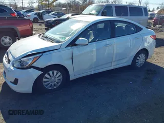 2015 Hyundai Accent GLS with VIN KMHCT4AEXFU905526, listed as a IAAI auction lot 41740175 with 104,023 mi miles and . Bid and sale history available at carsss.com. Image 2.