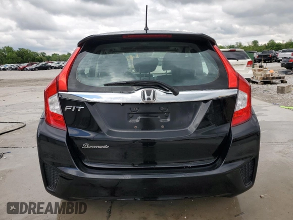 2015 Honda Fit EX-L with VIN 3HGGK5H80FM747461, listed as a Copart auction lot 55731265 with 102,504 mi miles and Salvage title. Bid and sale history available at DreamBid. Image 6.