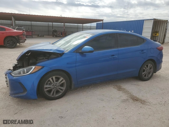 2018 Hyundai Elantra Value Edition with VIN KMHD84LF4JU609275, listed as a Copart auction lot 45333445 with 162,892 mi miles and Salvage Title. Bid and sale history available at carsss.com. Image 1.