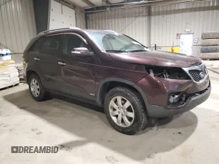 2011 Kia Sorento LX with VIN 5XYKTCA10BG084200, listed as a Copart auction lot 51127985 with 195,802 mi miles and Salvage Title. Bid and sale history available at carsss.com. Image 4.